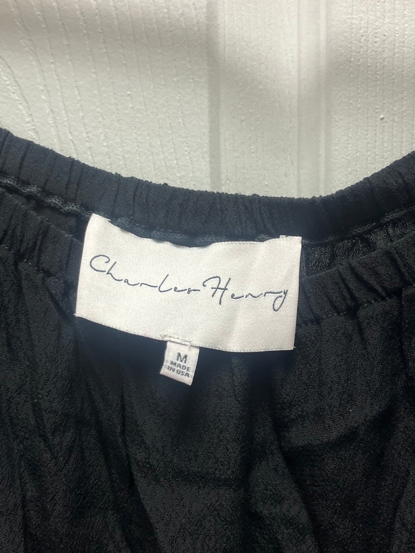 Charles Henry Black Jumpsuit Sz M