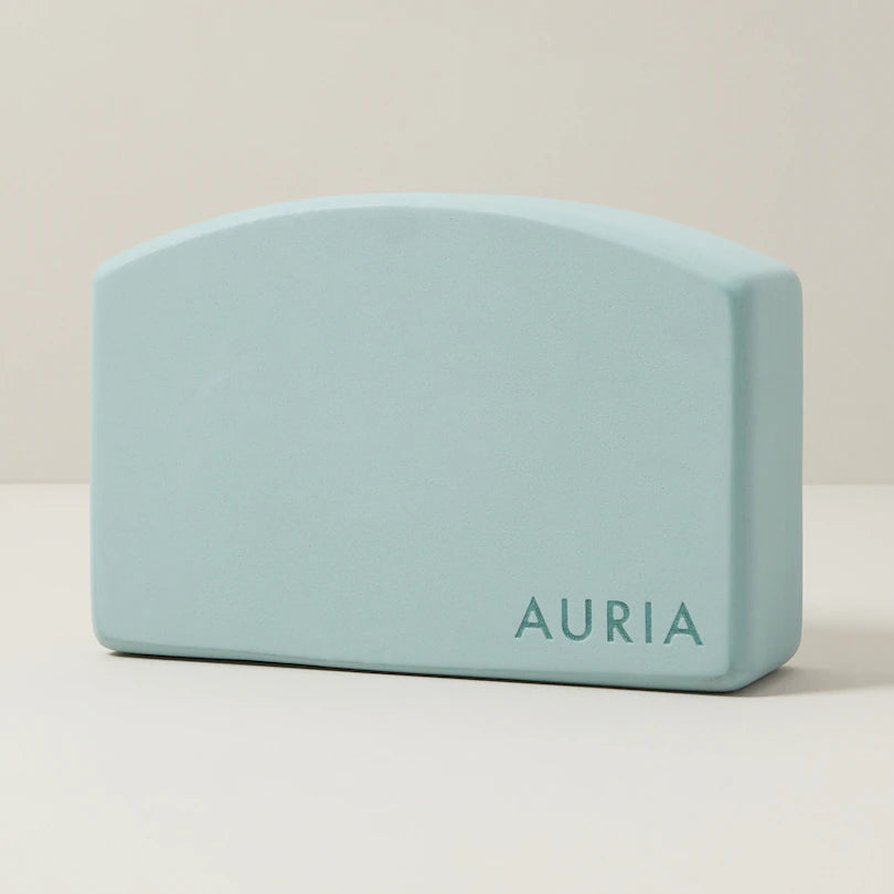Arched Foam Yoga Block - Aerial Blue