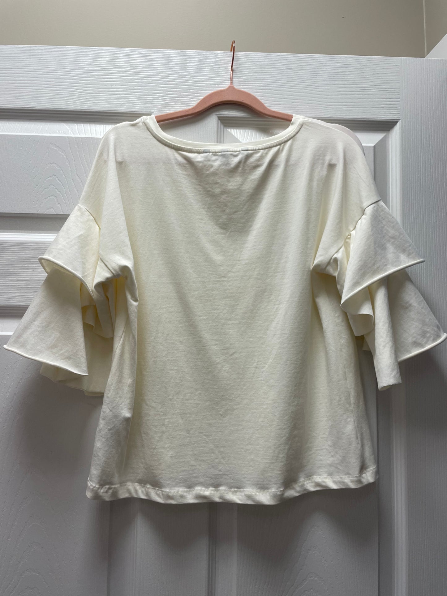 Vera Moda Ruffle Sweatshirt Sz M