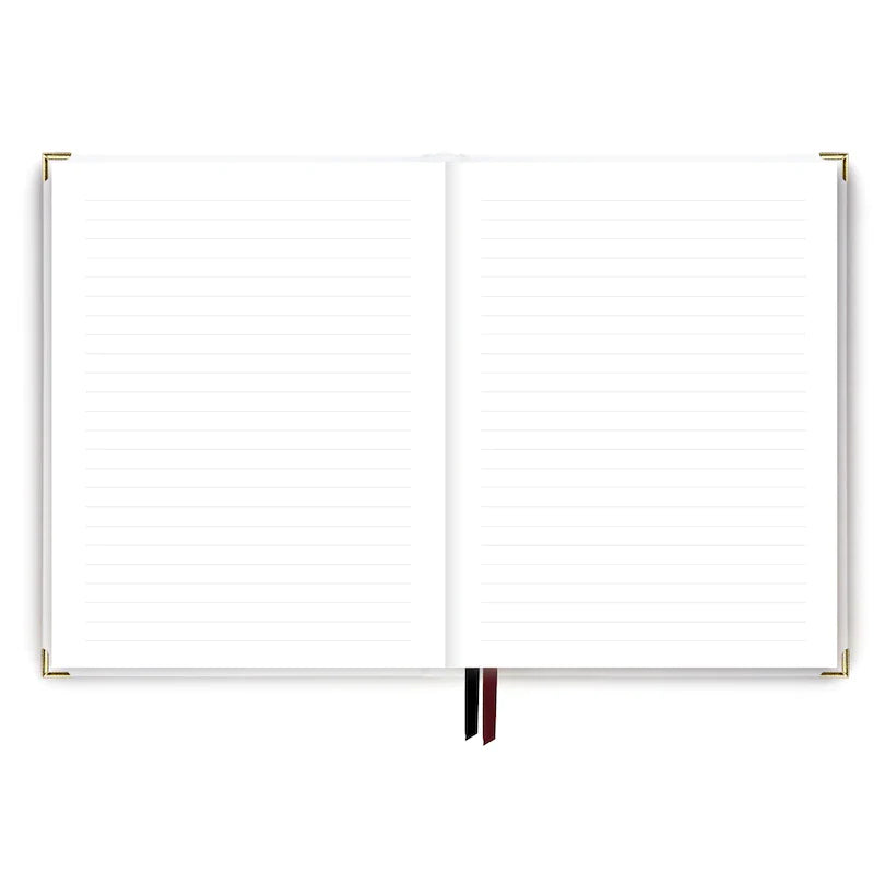 white and black spotted notebook