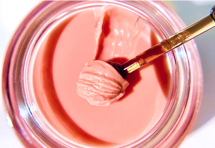 Pink Container of Bee Balm in Strawberry