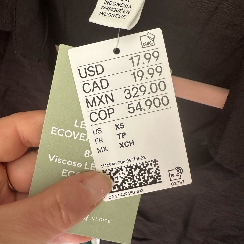 H&M Elegant Black Apparel Size XS