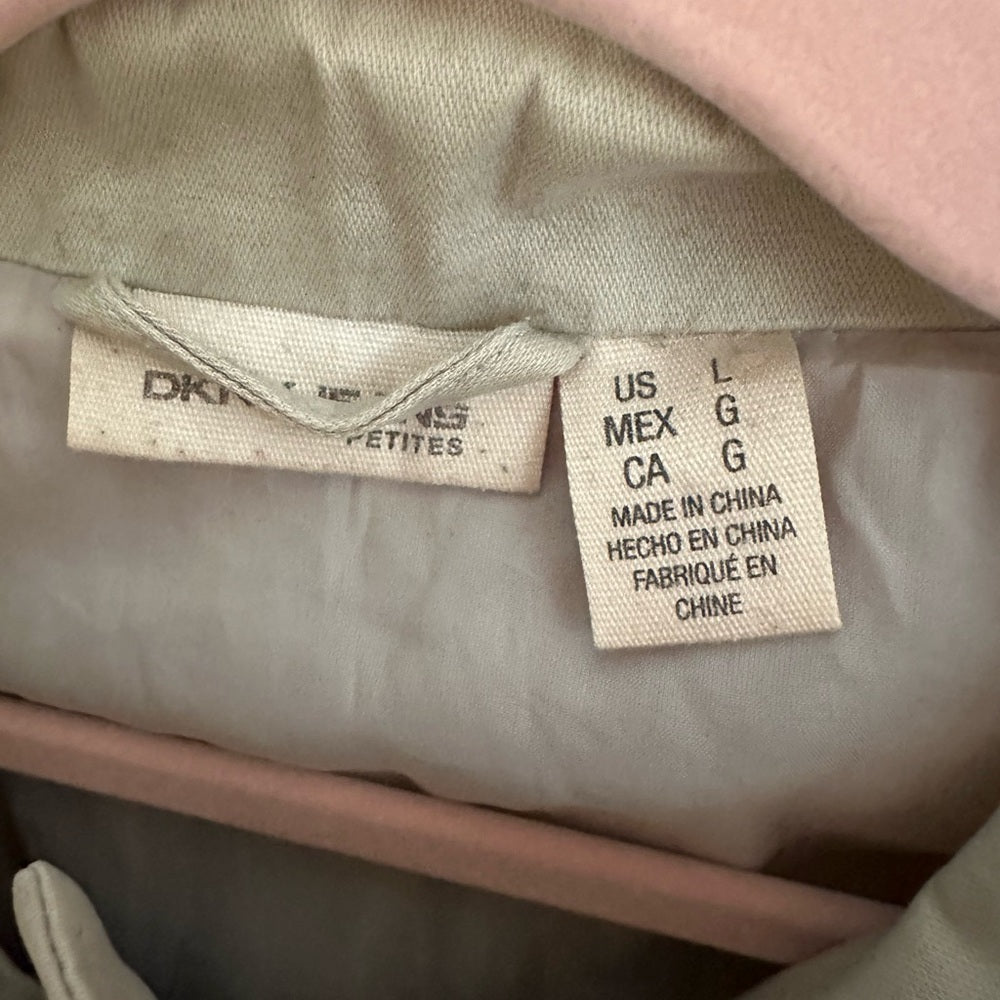 DKNY Petites Coat sz L (fits small)