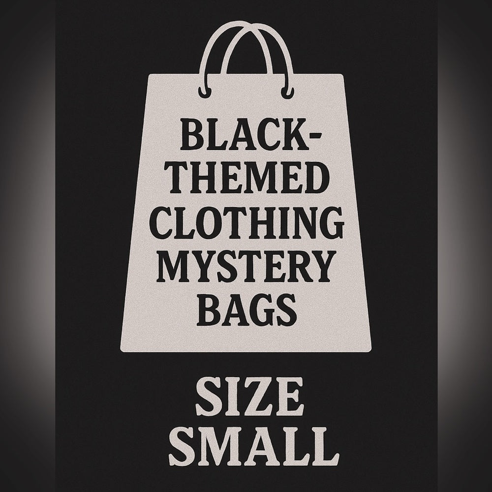 10 Items - Black-Themed Small Clothing Mystery Bag