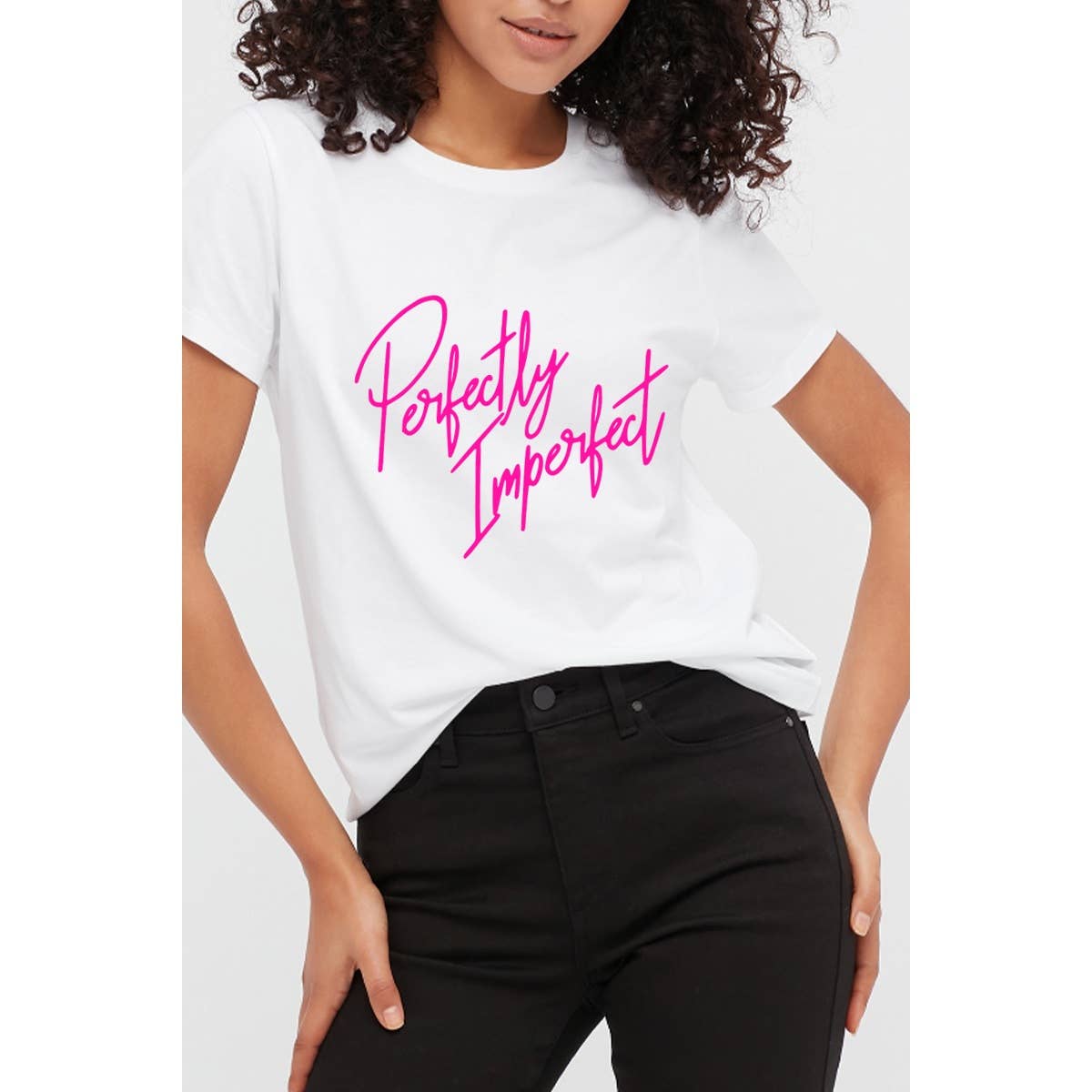 PERFECTLY IMPERFECT GRAPHIC TEE
