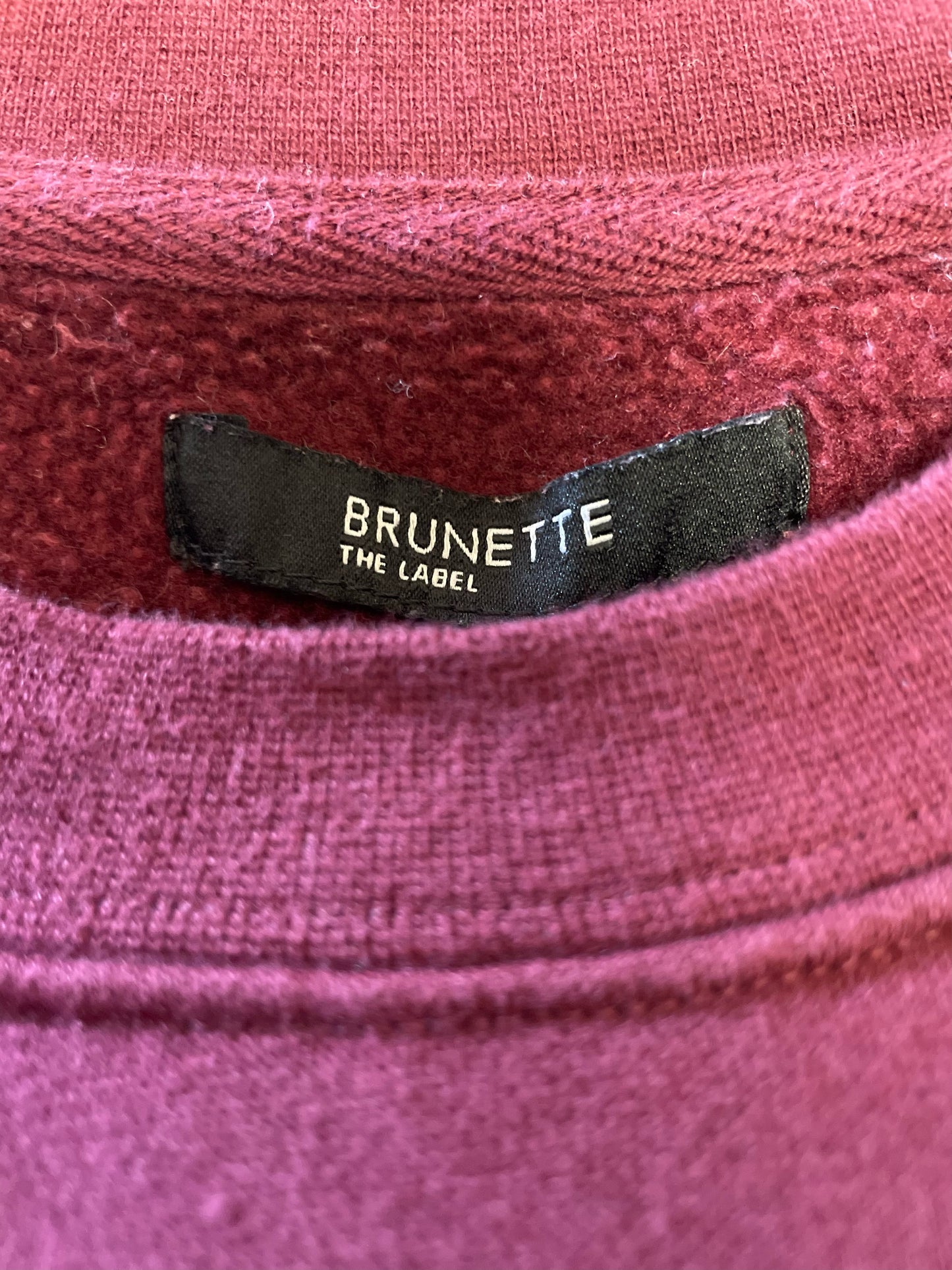 Brunette the Label Sweatshirt Pinot Please M/L