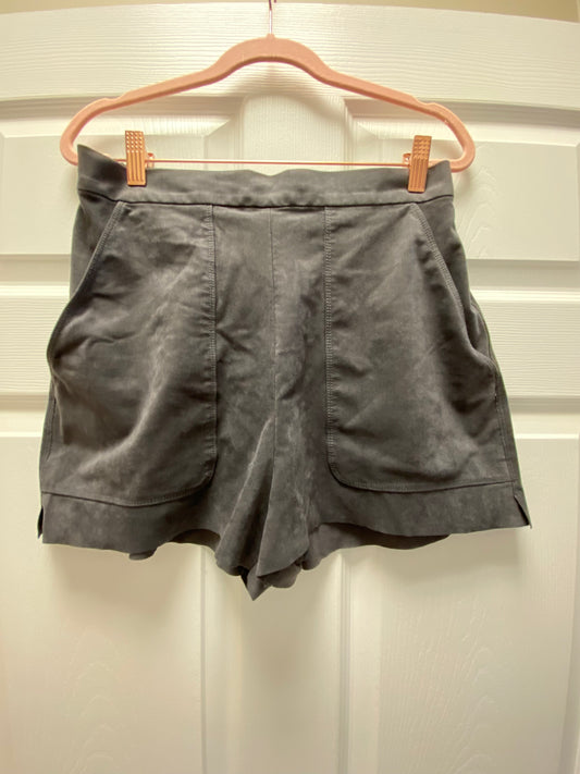 Wilfred Grey Faux Suede Shorts Sz L