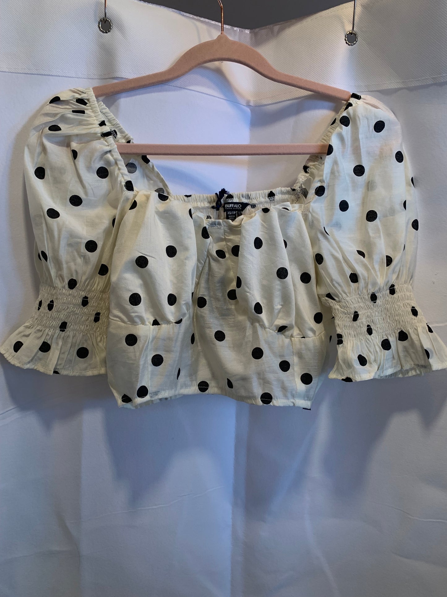 Buffalo Polka Dot Top Sz Xs New with Tags