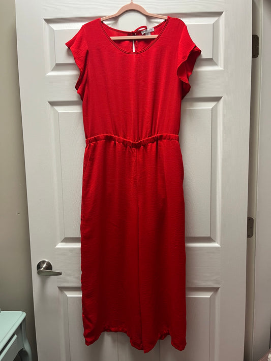 Red Romper Sz L