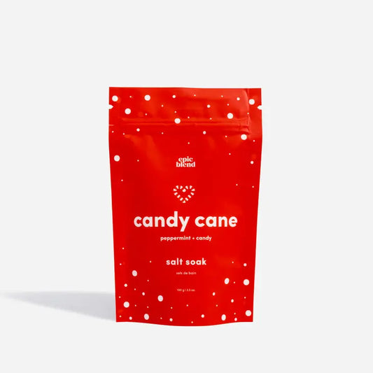 Candy Cane Salt Soak