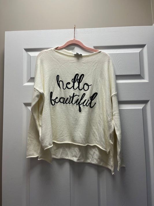 Hello Beautiful Sweater Sz