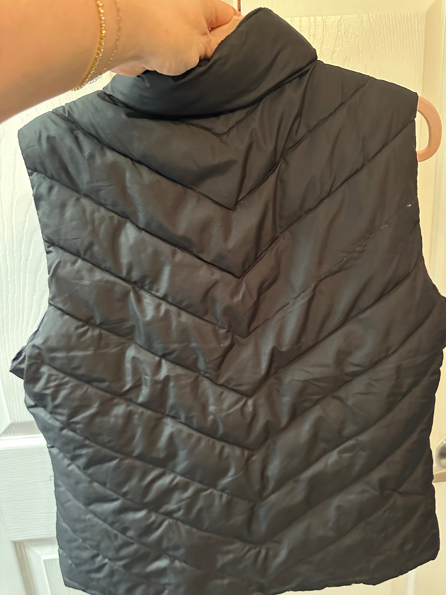 Gap Puff Vest Black Sz L