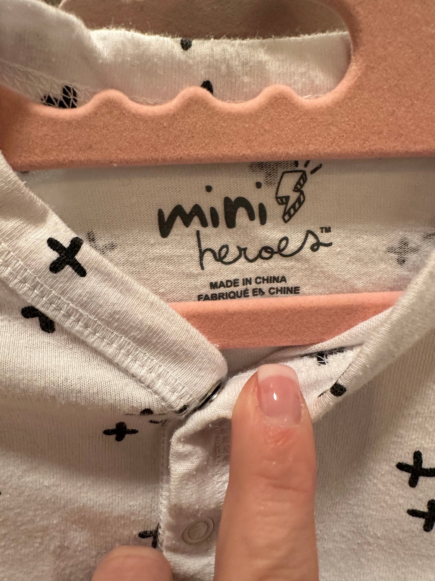 Mini Heroes Newborn Top