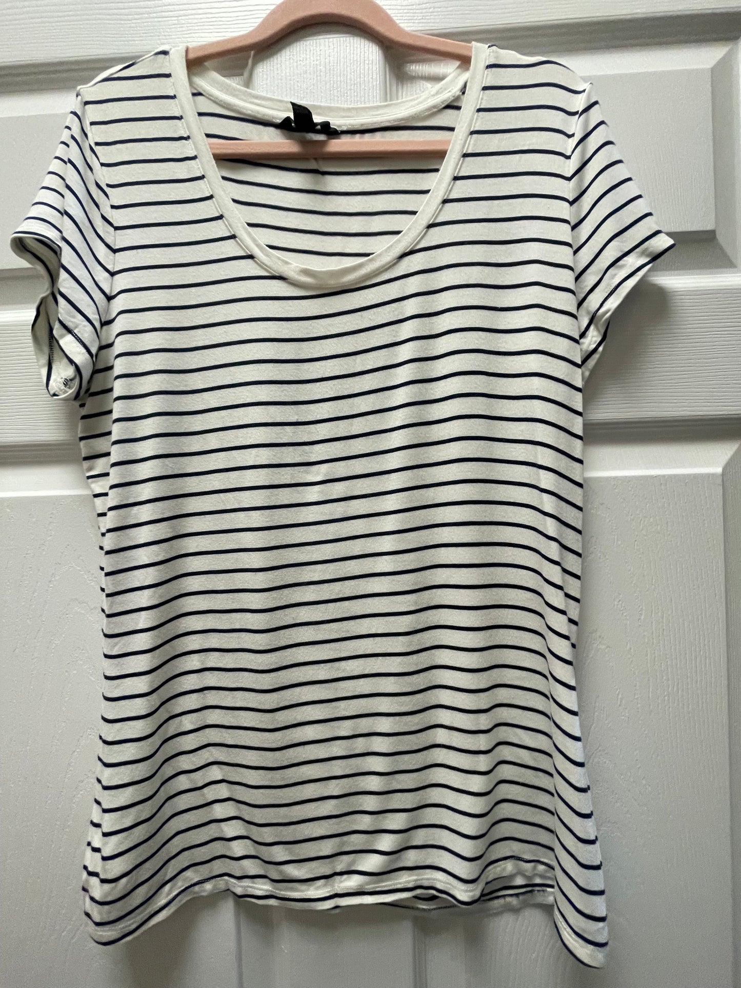 RW & Co Striped Tee Sz M