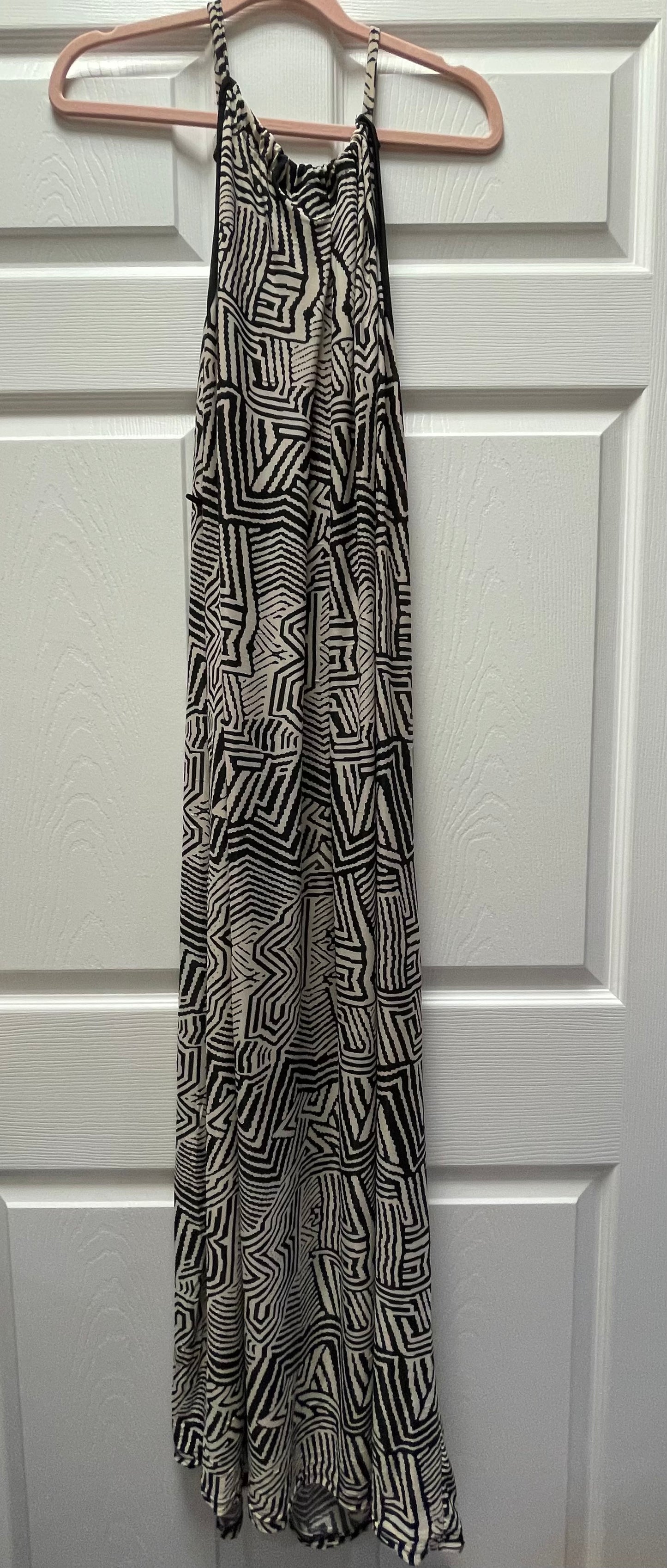 Geometric Maxi Dress No Tag One Size