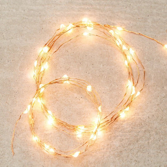 Led Micro Fairy Lights, 10 Ft - GOLD