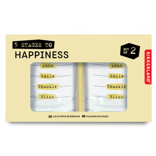 5 Stages To Happiness Glasses