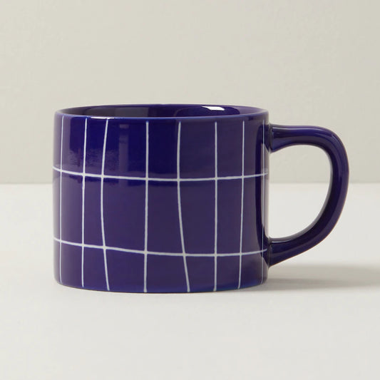 Grid Mug - Blue