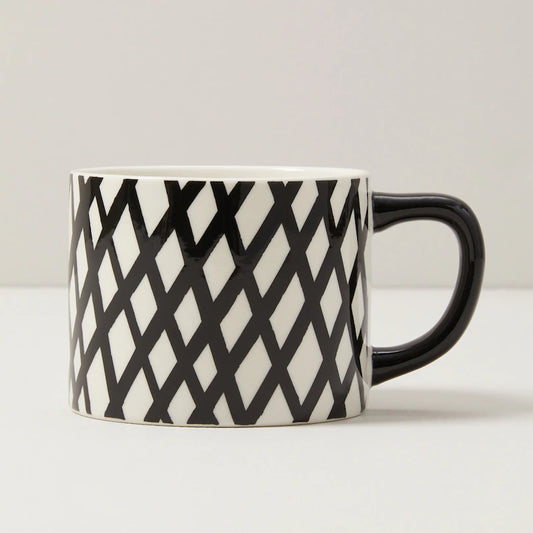 Black & White Bundle inlcudes Grid Mug Vogue T and Dual Candle Holder Notebook