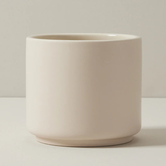 MEDIUM PLANTER POT, BISQUE