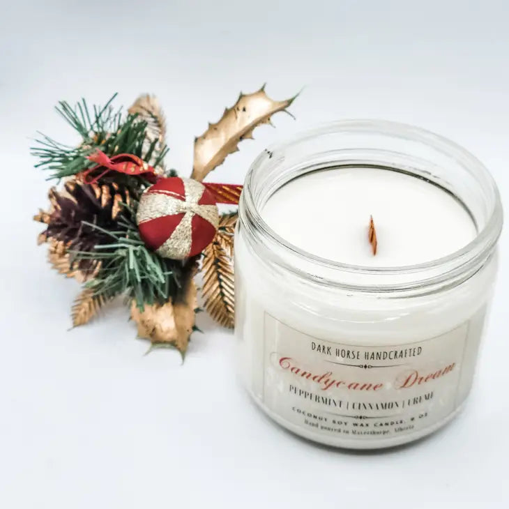 Candy Cane Dream - Holiday, Coconut Soy Candle