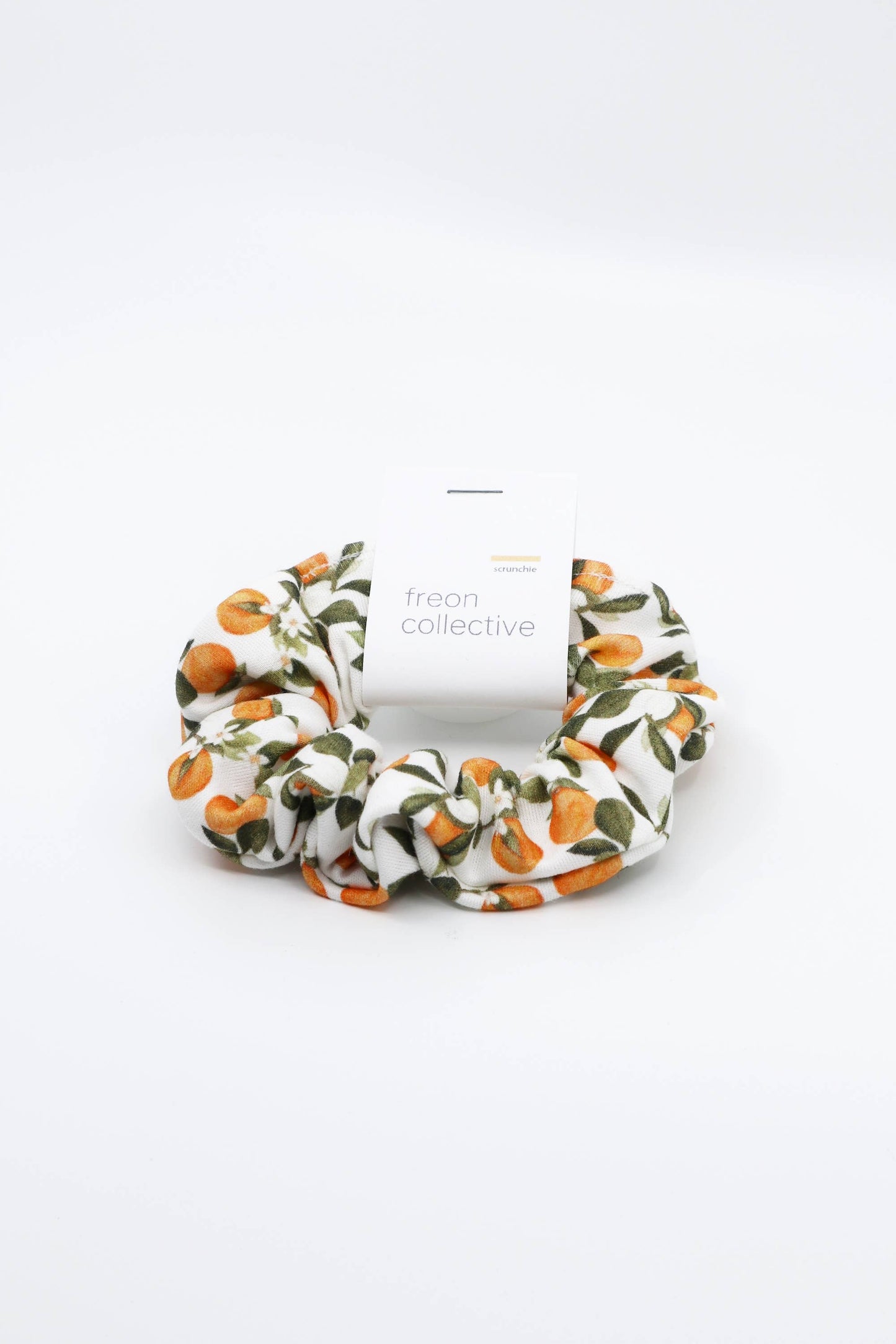 Cotton Hair Scrunchie - Clementine