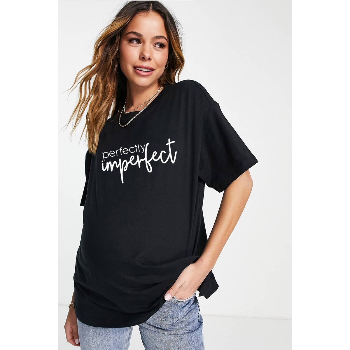 PERFECTLY IMPERFECT GRAPHIC WOMEN TEE