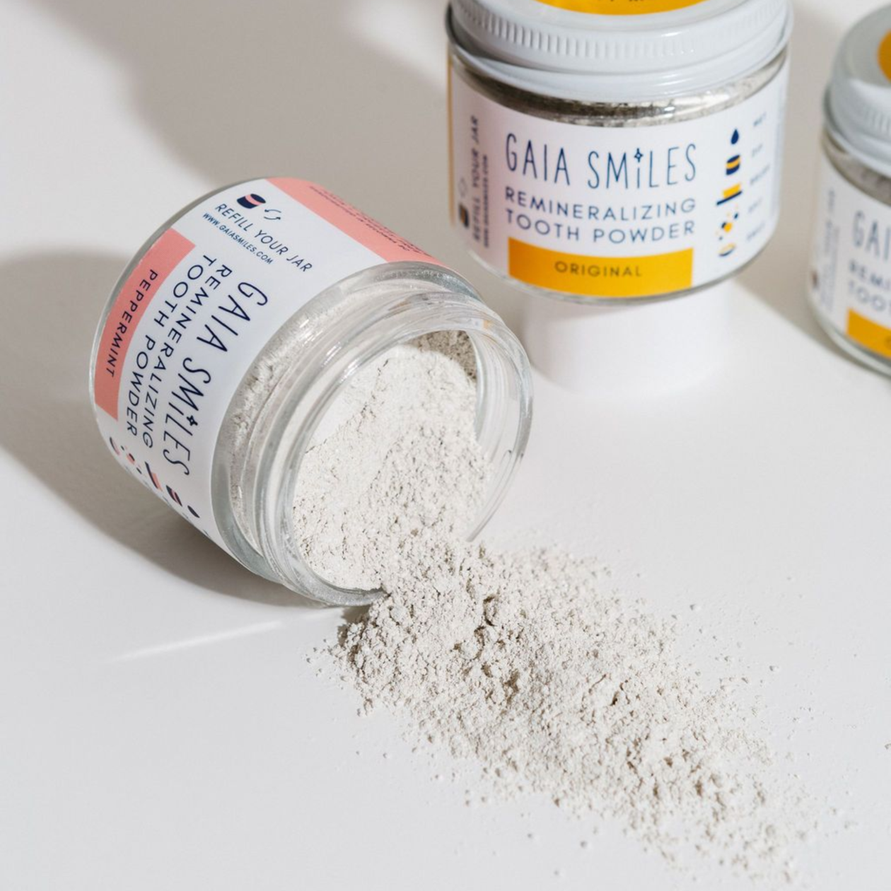 Gaia smiles peppermint tooth powder