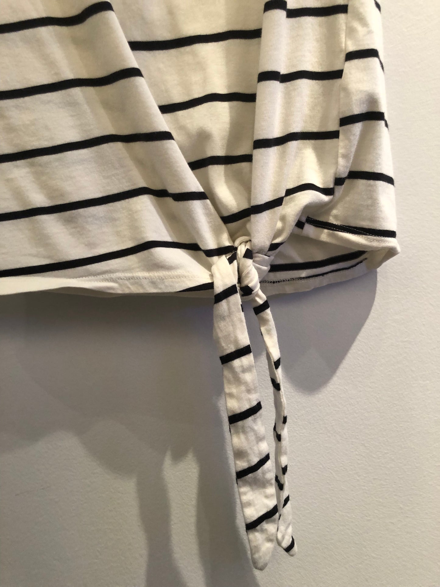 Ricki’s Striped White Tank Sz Sm