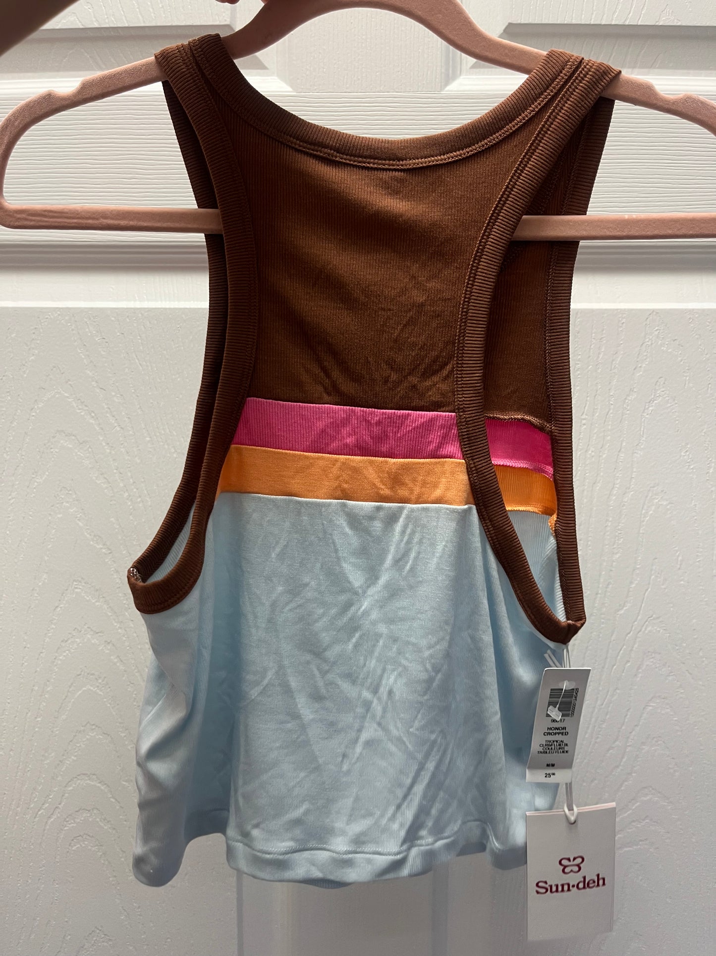 Sundeh Honor Crop Tank Sz Med NWT