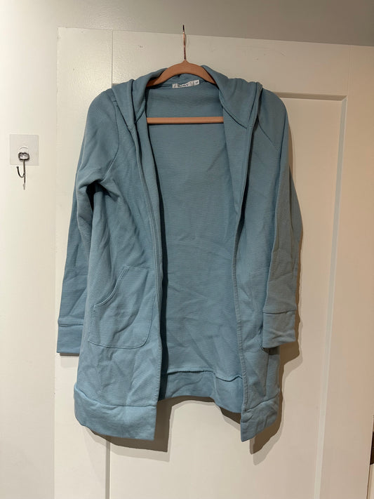 Ricki’s Blue Waffle Long Hoodie Sz S