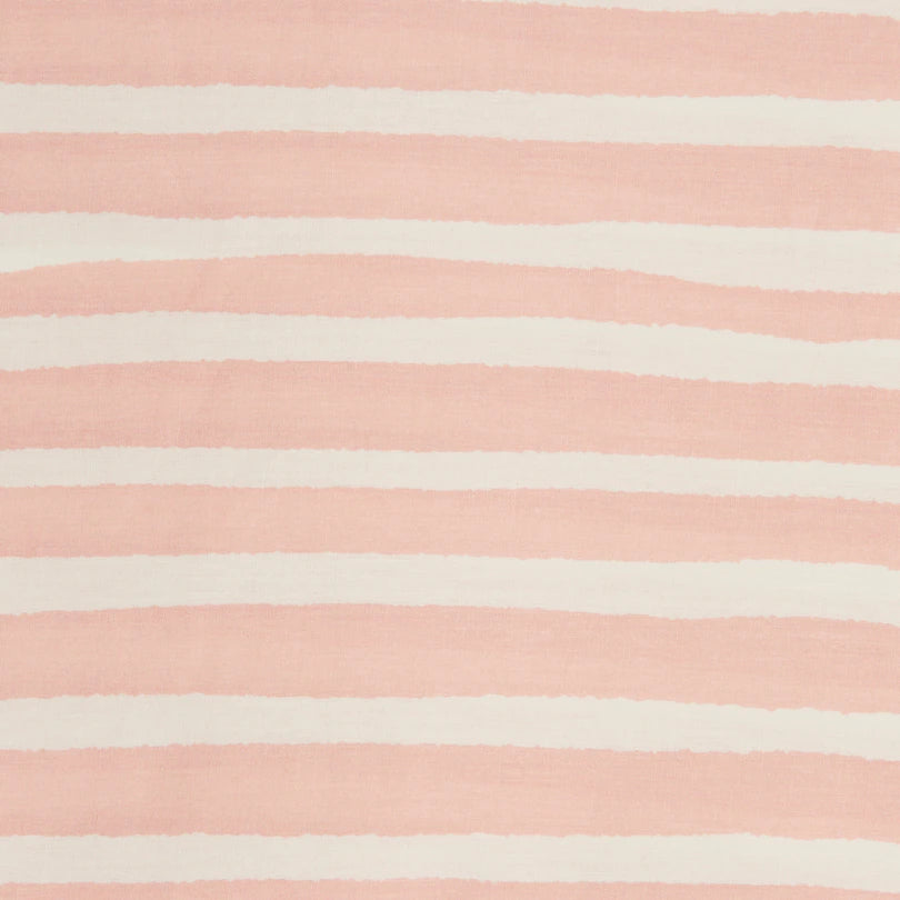 Organic Cotton Sheet Set, Double/Full Pink Stripe