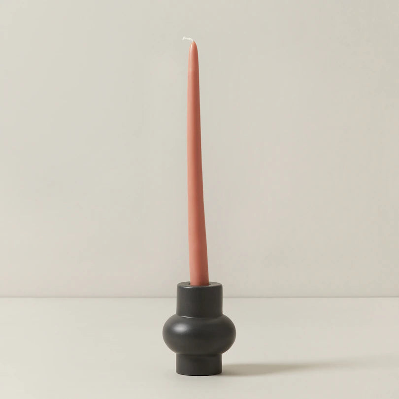 black iron long candle holder 