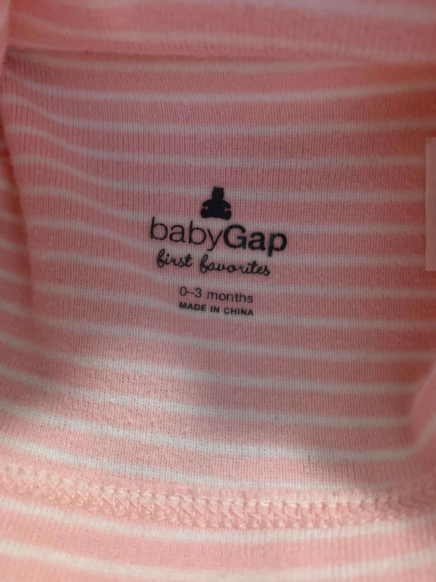 Pink Stripe Baby Gap Newborn Hat Sz 0-3 months