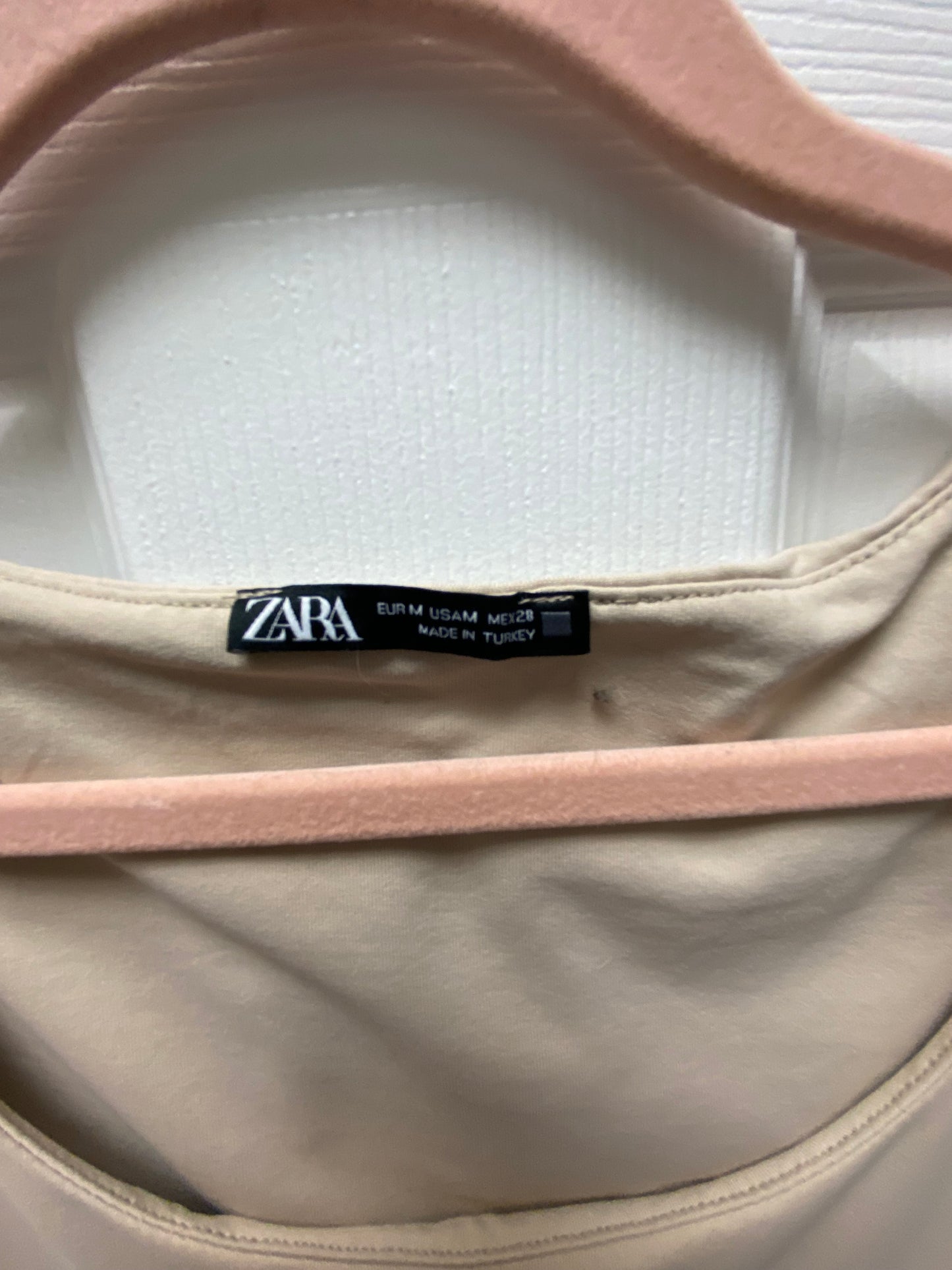 Zara Nude Tank Sz M