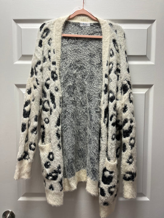 Bluivy Cheetah Cardigan Sz M/L