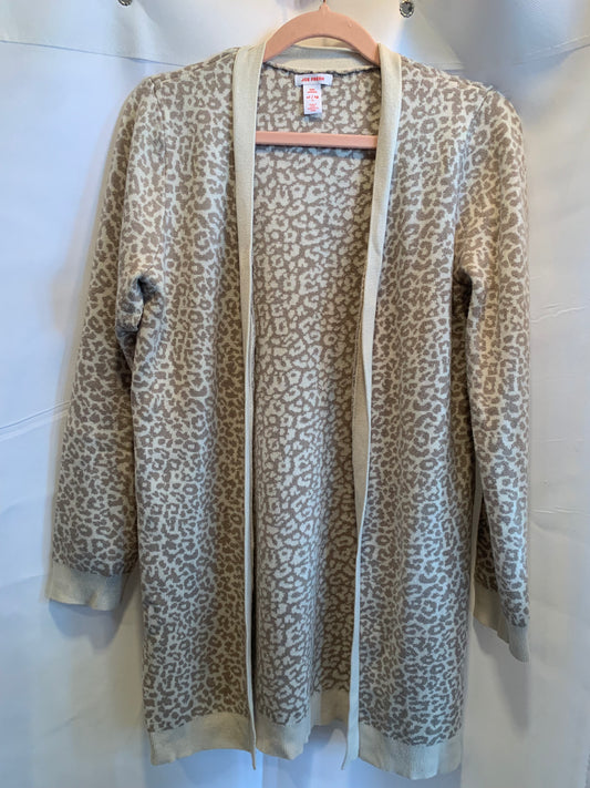 Joe Fresh Leopard Cardigan XL Girls