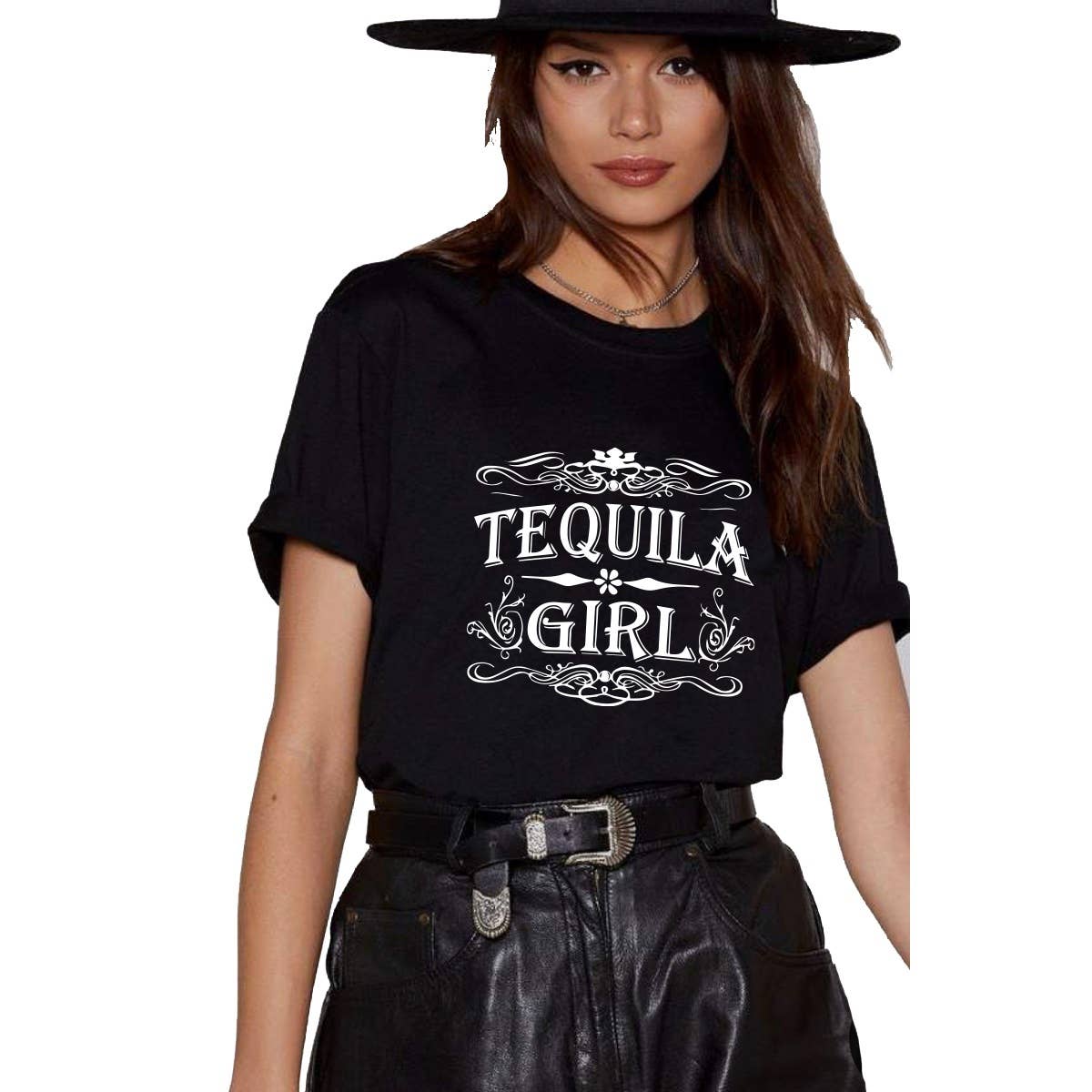 TEQUILA GIRL WOMEN GRAPHIC TEE