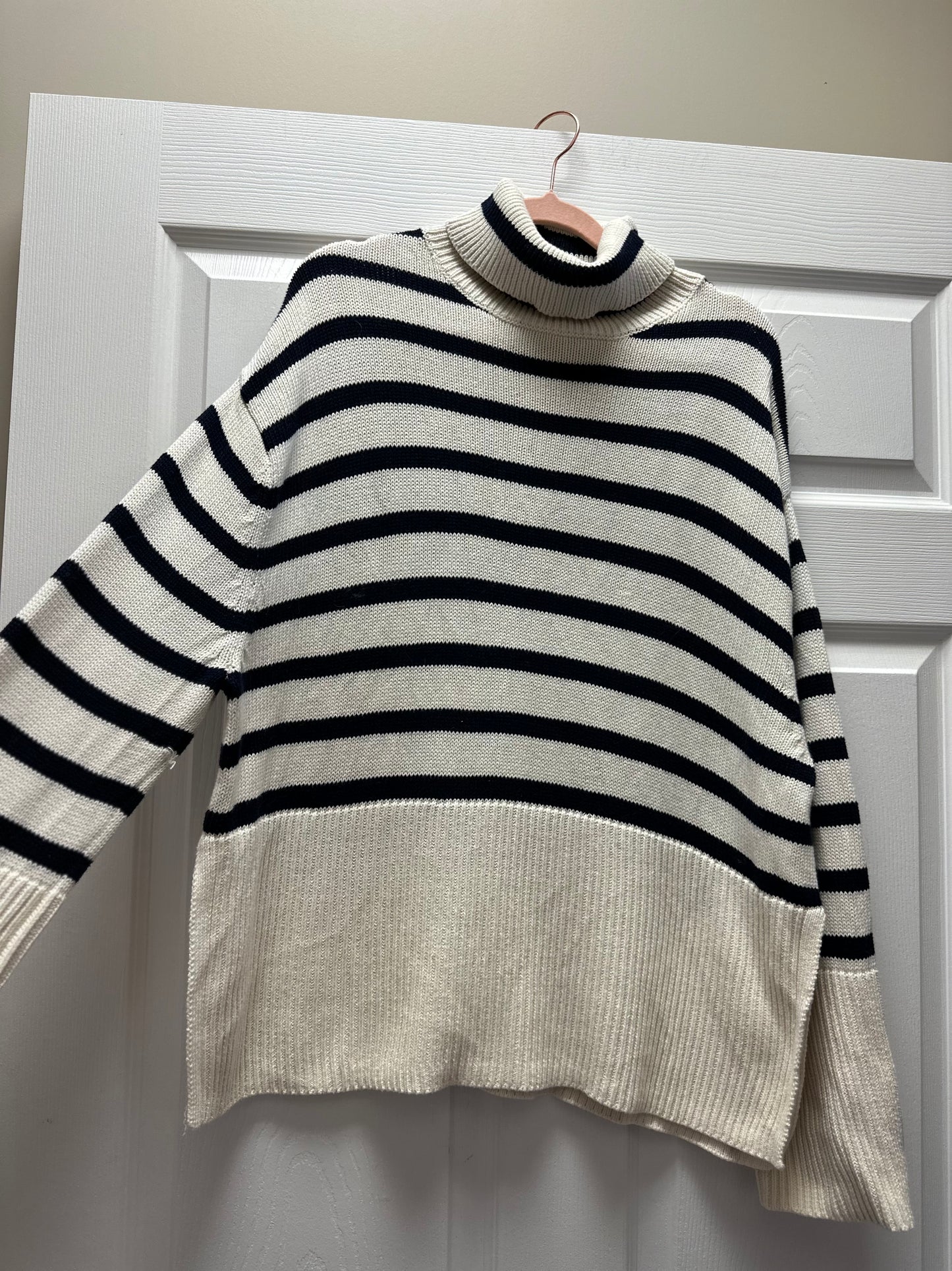 Gap Striped Turtleneck Sweater SZ XS