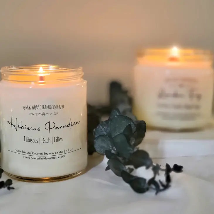 Hibiscus Paradise - 100% Natural Coconut Soy Wax Candle