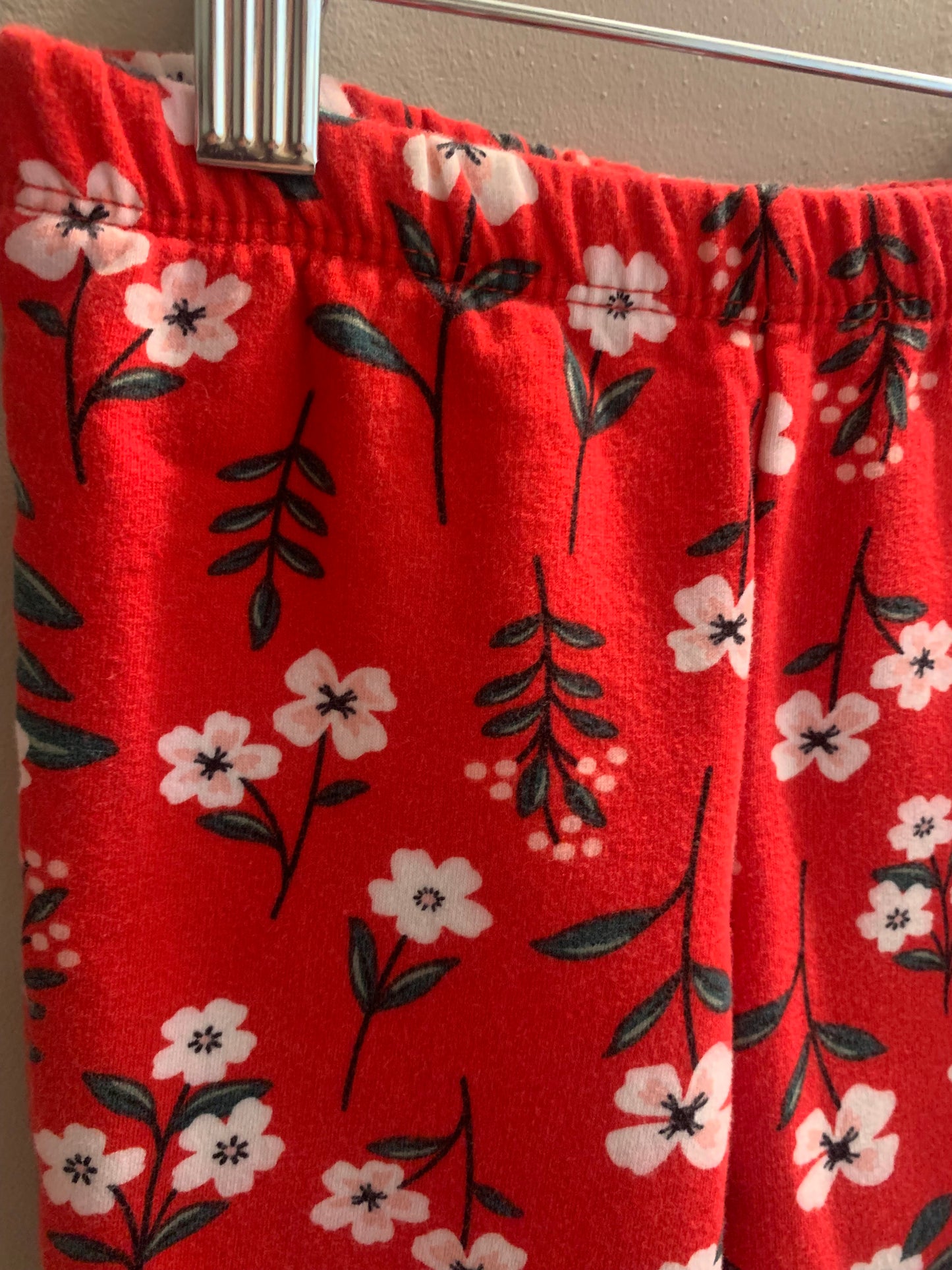 Carter’s Floral Red Pants Sz 18 months