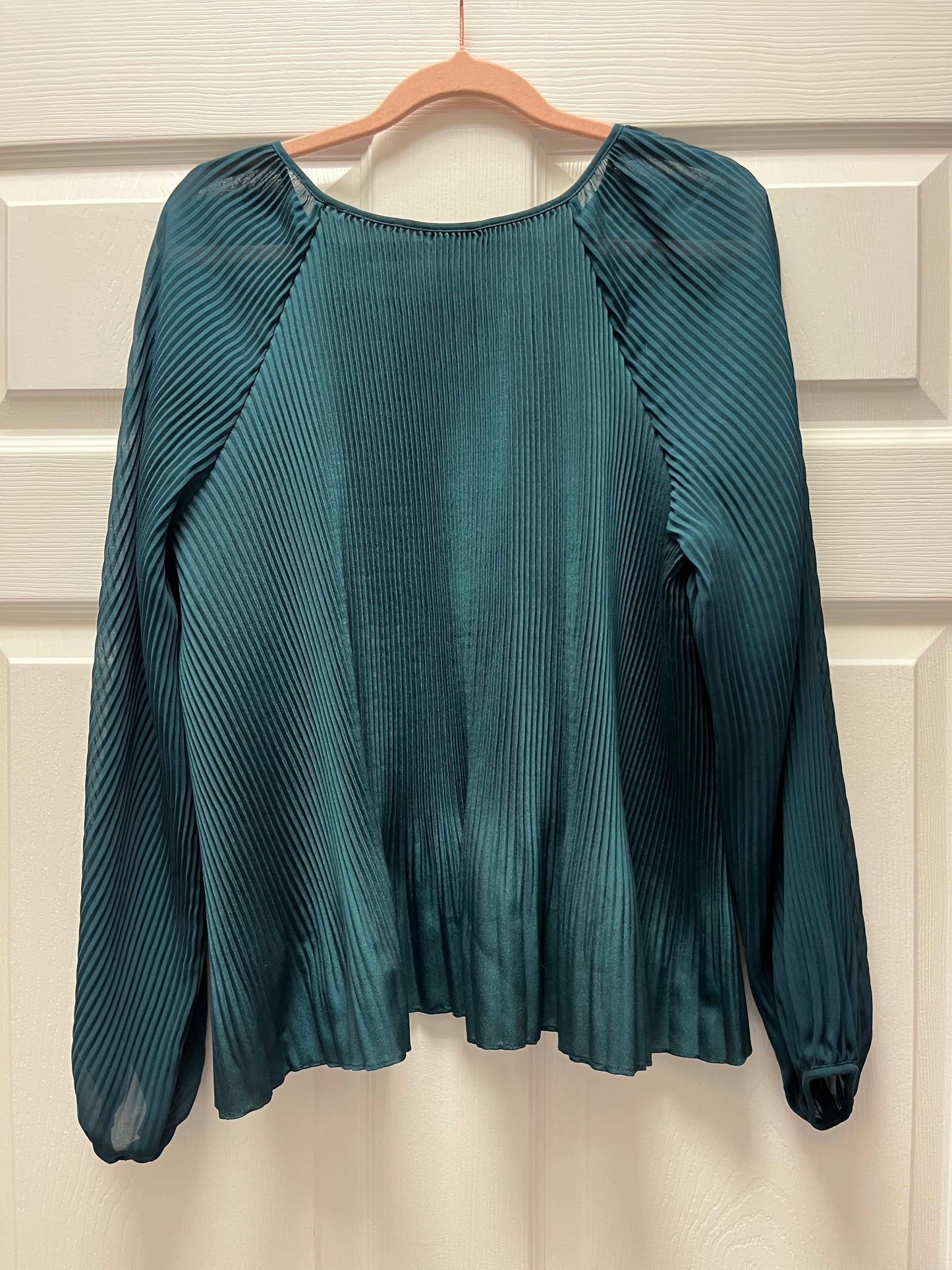 Club Monaco Teal Blouse Sz Small