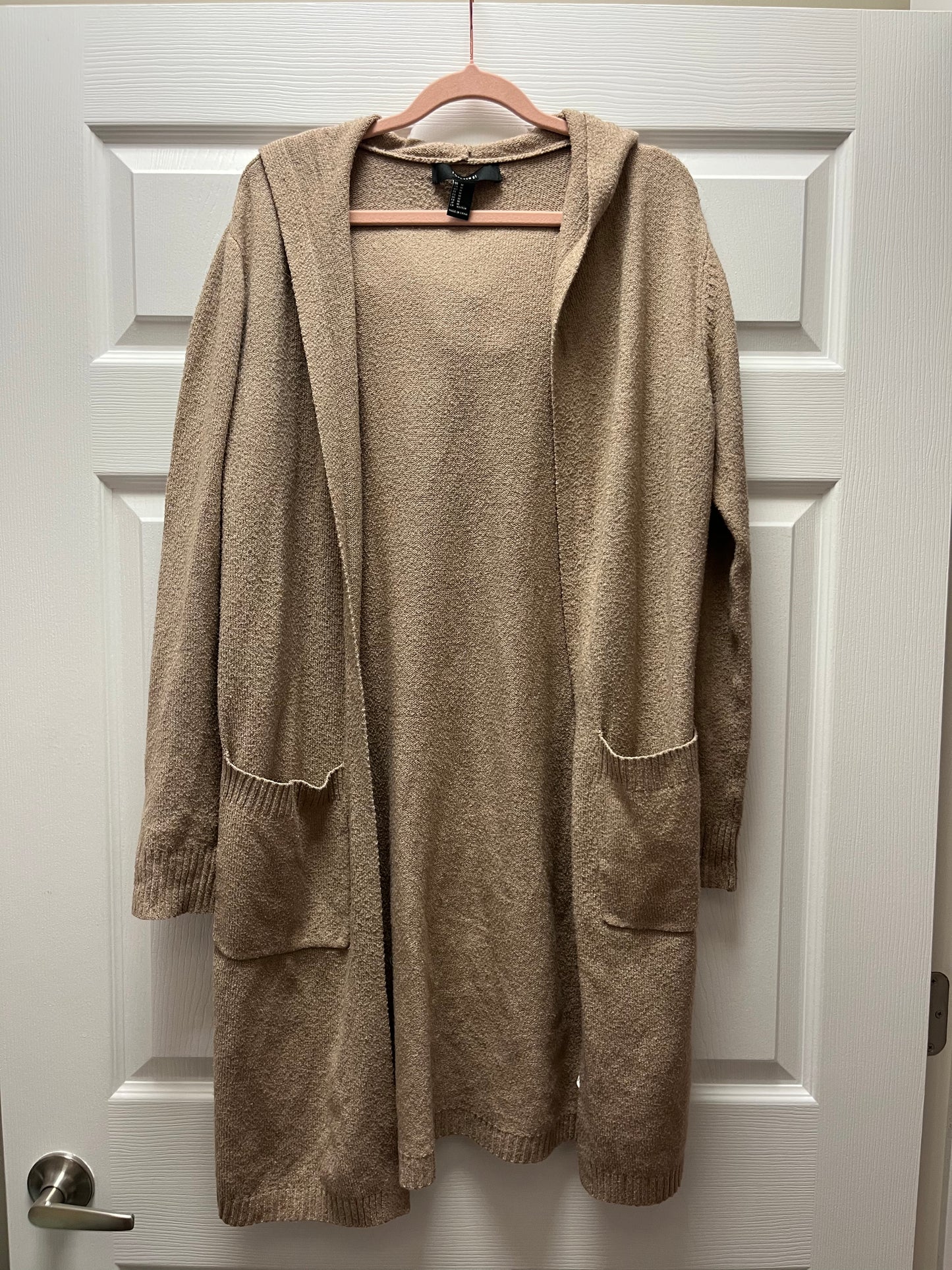 Forever 21 Long Open Cardigan Sz M