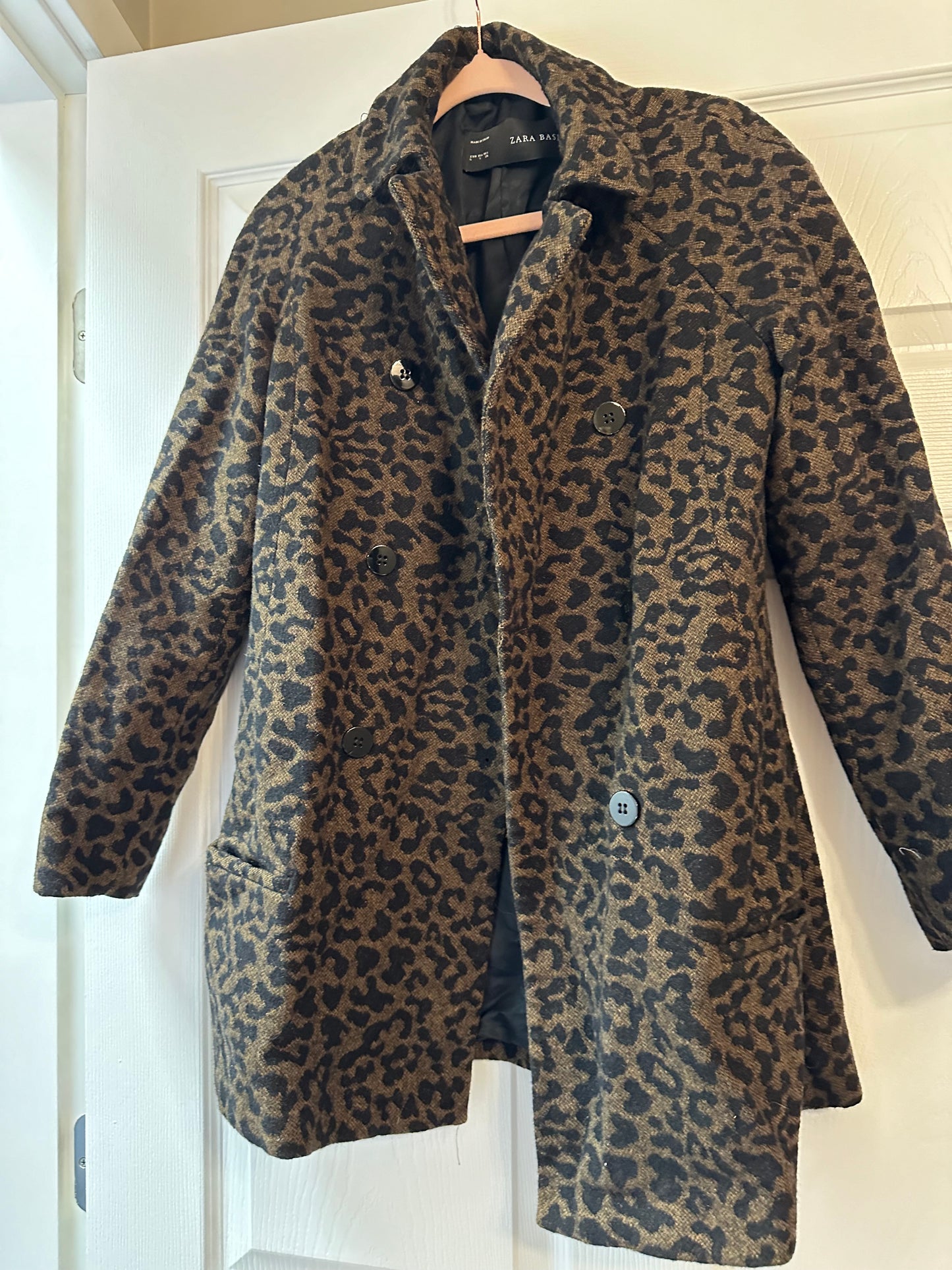 Zara Sz S Leopard Jacket