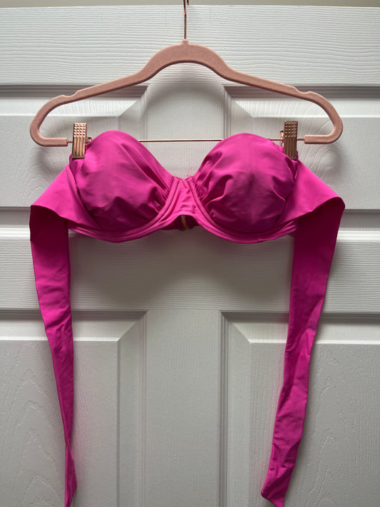 Fuschia Bikini Top Sz 36c