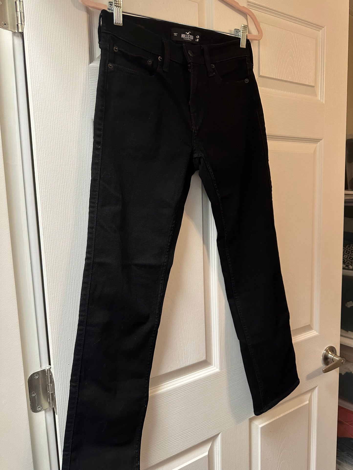 Hollister Black Denim Sz 28