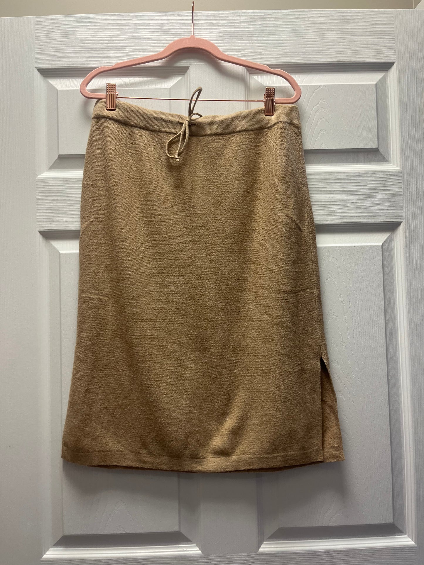 Olsen Knit Tan Skirt Sz M/L