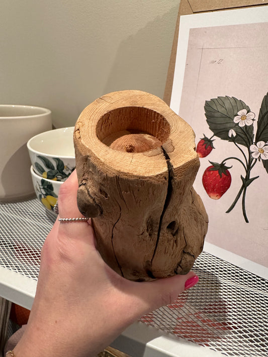 Wood Tealight Holder