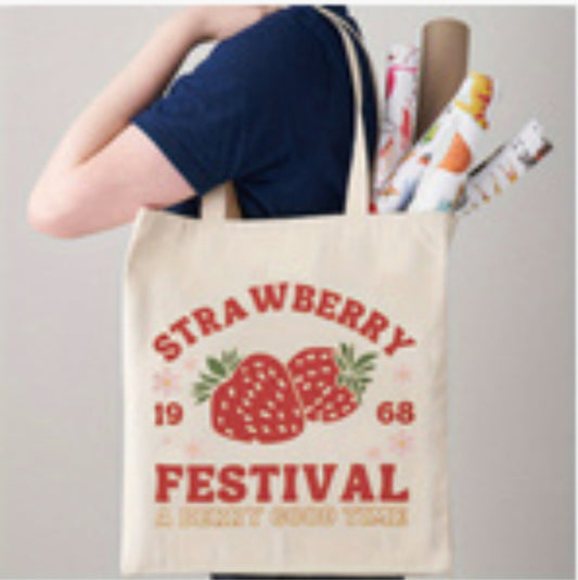 Strawberry Festival Tote Bag