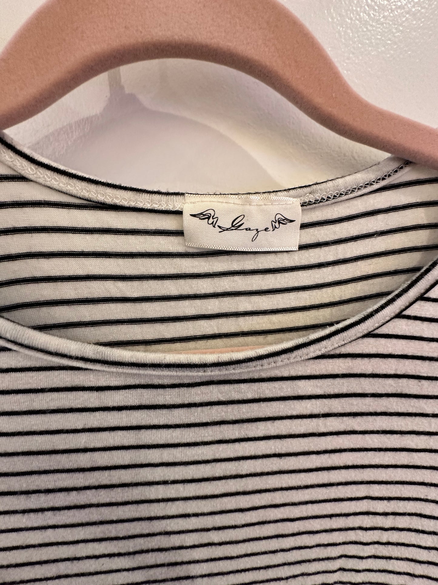 Gaze Striped Top Sz Medium